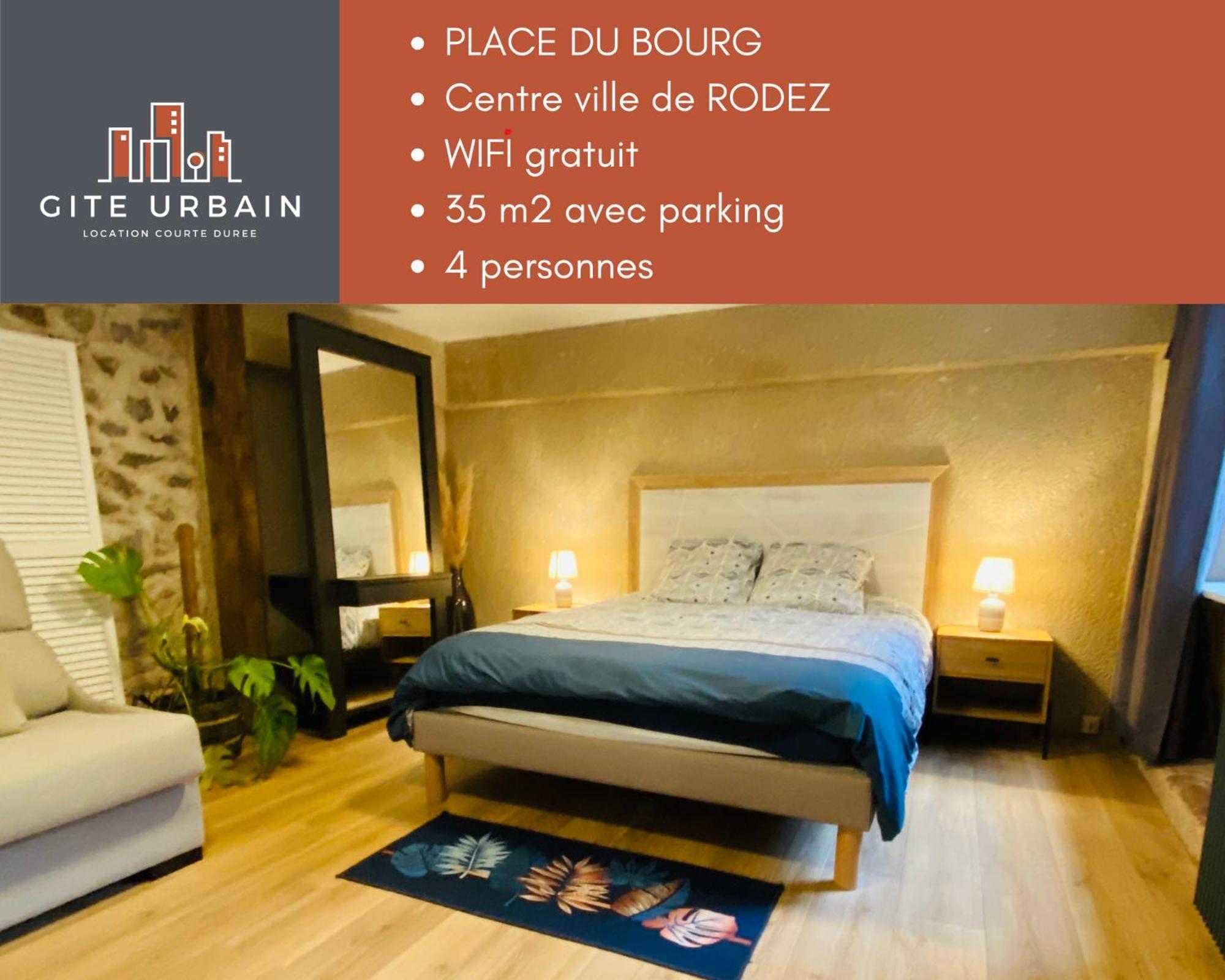 Le Place Du Bourg Appartement T2 Centre Historique Rodez Luaran gambar
